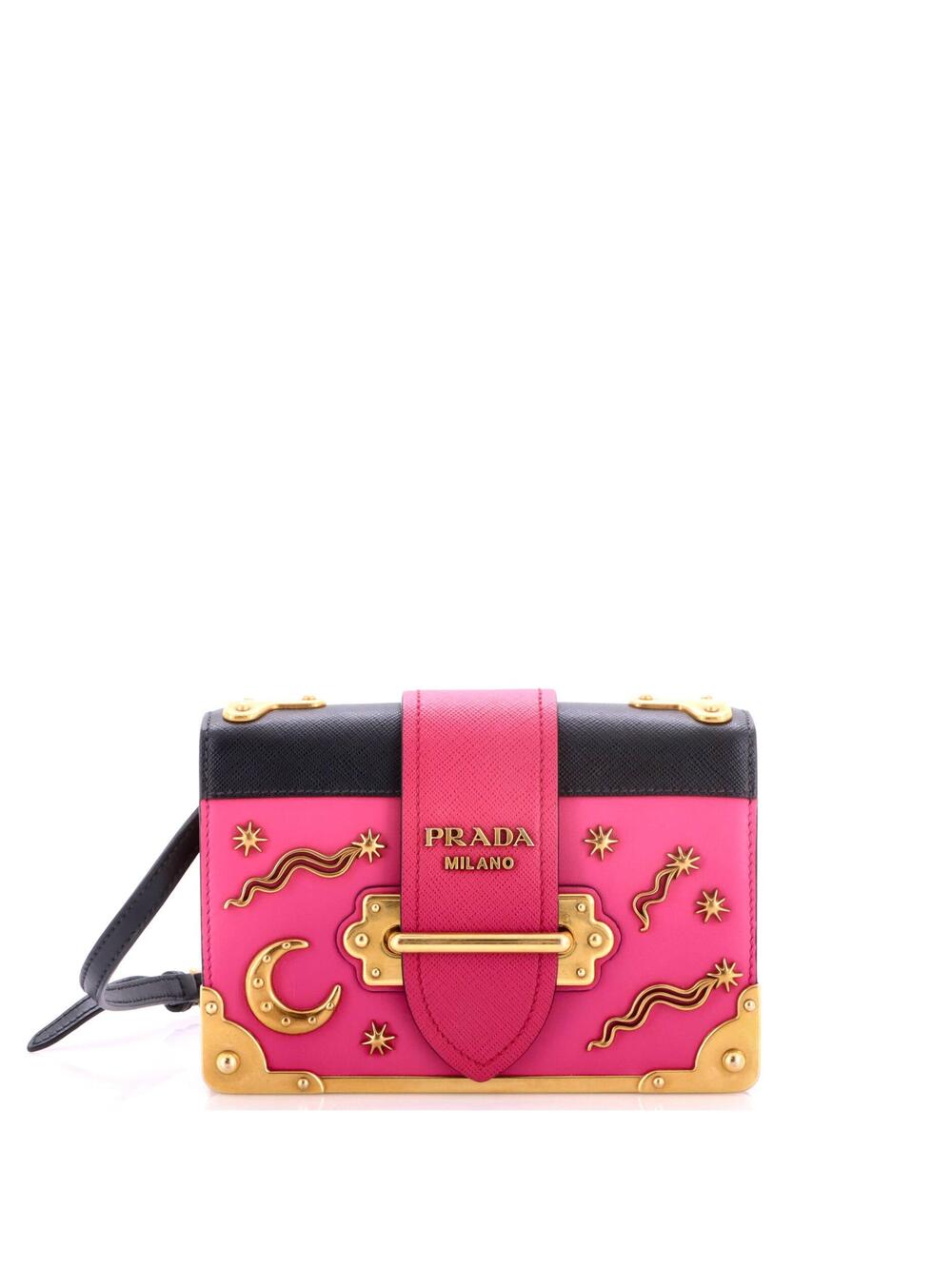 Prada Cahier Crossbody Bag Embellished #296166P19B